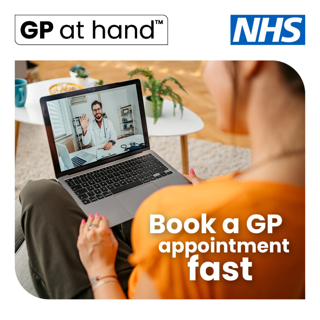 Book your GP appointment. Join GP at hand.